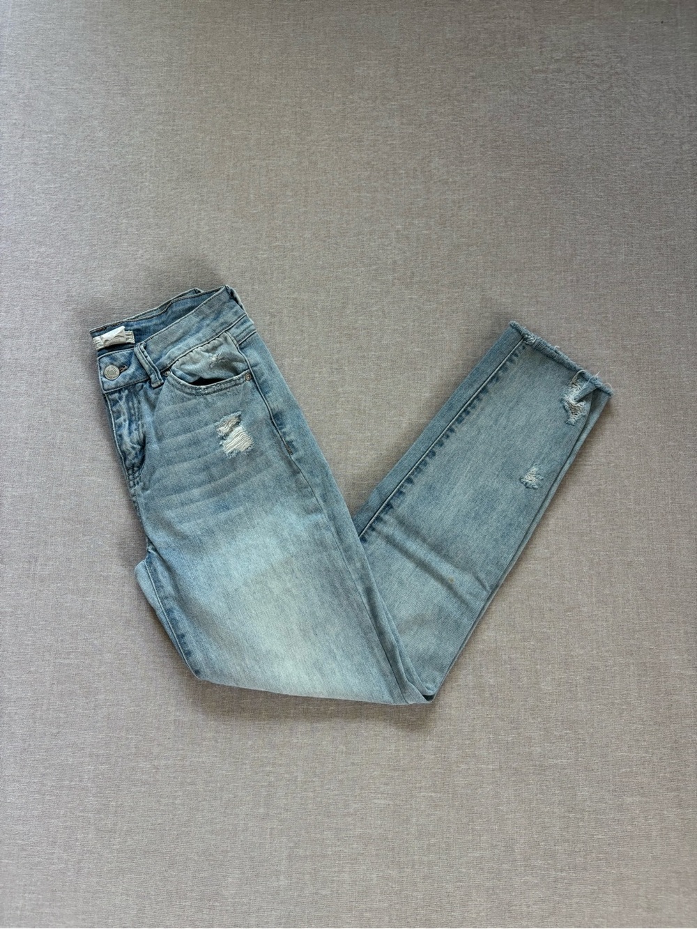 Sky and Sparrow Light Blue Distressed Women's Jeans Size 0